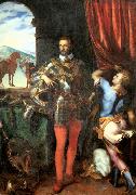 CAMPI, Giulio Portrait of Ottavio Farnese china oil painting reproduction